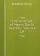 The Writings of Henry David Thoreau, Volume 19, Bradford Torrey 