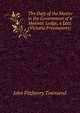 The Duty of the Master in the Government of a Masonic Lodge, a Lect. (Victoria Freemasons)., John Fitzhenry Townsend 