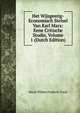 Het Wijsgeerig-Economisch Stelsel Van Karl Marx: Eene Critische Studie, Volume 1 (Dutch Edition), Marie Willem Frederik Treub 