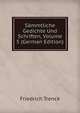 Sammtliche Gedichte Und Schriften, Volume 5 (German Edition), Friedrich Trenck 