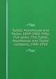 Tuttle, Morehouse and Taylor, 1859-1900. Fifty-five years. The Tuttle, Morehouse and Taylor company, 1900-1914, 