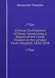 Clinical Illustrations of Fever: Comprising a Report of the Cases Treated at the London Fever Hospital, 1828-1829, Alexander Tweedie 
