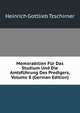 Memorabilien Fur Das Studium Und Die Amtsfuhrung Des Predigers, Volume 8 (German Edition), Heinrich Gottlieb Tzschirner 