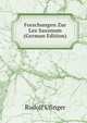 Forschungen Zur Lex Saxonum (German Edition), Rudolf Ufinger 