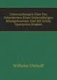 Untersuchungen Uber Das Sehenlernen Eines Siebenjahrigen Blindgeborenen Und Mit Erfolg Operierten Knaben (German Edition), Wilhelm Uhthoff 