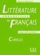 Litterature Progressive du francais. Niveau debutan. Corriges, Blondeau N., Allouache F., Ne M.F. 