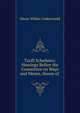 Tariff Schedules: Hearings Before the Committee on Ways and Means, House of ., Oscar Wilder Underwood 