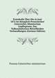 Protokolle Uber Die in Juni 1872 Im Koniglich Preussischen Unterrichts-Ministerium Gepflogenen, Das Volksschulwesen Betreffenden Verhandlungen (German Edition), Prussia Unterrichts-ministerium 