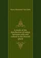 A study of the distribution of iodine between cells and colloid in the thyroid gland, Harry Benjamin Van Dyke 