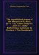 The unpublished poems of the Marquis de La Fare, 1644-1712. Edited from MS. 15029 F.F. of the Bibliotheque nationale by Gustave L. Van Roosbroeck, Charles-Auguste La Fare 