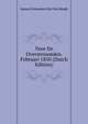 Voor De Overstroomden. Februari 1850 (Dutch Edition), Samuel Johannes Den Van Bergh 