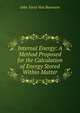 Internal Energy: A Method Proposed for the Calculation of Energy Stored Within Matter, John Vorst Van Booraem 