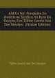 Ald En Nij: Forsprate En Neilittene Skriften Yn Rym En Onrym, Fen Tjibbe Geerts Van Der Meulen . (Frisian Edition), Tjibbe Geerts Van Der Meulen 