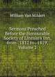 Sermons Preached Before the Honourable Society of Lincoln's Inn, from . 1812 to . 1819, Volume 2, William Van Mildert 