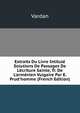 Extraits Du Livre Intitul? Solutions De Passages De L'?criture Sainte, Tr. De L'arm?nien Vulgaire Par E. Prud'homme (French Edition), Vardan 