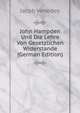 John Hampden Und Die Lehre Von Gesetzlichen Widerstande (German Edition), Jacob Venedey 