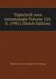 Tijdschrift voor entomologie Volume 124.d. (1981) (Dutch Edition), Nederlandse Entomologische Vereniging 