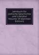 Jahrbuch fur judische Geschichte und Literatur Volume 19 (German Edition), 