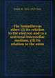 The luminiferous ether: (I) Its relation to the electron and to a universal interstellar medium; (II) Its relation to the atom, Frank W. 1852-1927 Very 