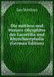 Die mittlere und ?ussere Ohrsph?re der Lacertilia und Rhynchocephalia (German Edition), Jan Versluys 