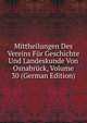 Mittheilungen Des Vereins Fur Geschichte Und Landeskunde Von Osnabruck, Volume 30 (German Edition), 