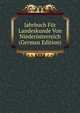 Jahrbuch Fur Landeskunde Von Niederosterreich (German Edition), 