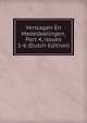 Verslagen En Mededeelingen, Part 4, issues 1-6 (Dutch Edition), 