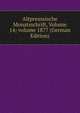 Altpreussische Monatsschrift, Volume 14; volume 1877 (German Edition), 