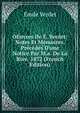 OEuvres De ?. Verdet: Notes Et M?moires. Pr?c?d?s D'une Notice Par M.a. De La Rive. 1872 (French Edition), Emile Verdet 