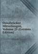 Osnabrucker Mitteilungen, Volume 25 (German Edition), 
