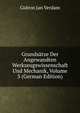 Grundsatze Der Angewandten Werkzeugswissenschaft Und Mechanik, Volume 3 (German Edition), Gideon Jan Verdam 