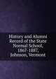 History and Alumni Record of the State Normal School, 1867-1887, Johnson, Vermont, 