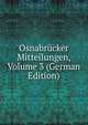Osnabrucker Mitteilungen, Volume 3 (German Edition), 