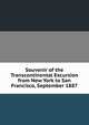 Souvenir of the Transcontinental Excursion from New York to San Francisco, September 1887, 