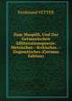 Zum Muspilli, Und Der Germanischen Allitterationspoesie: Metrisches.--Kritisches.--Dogmatisches (German Edition), Ferdinand Vetter 