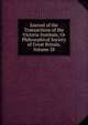 Journal of the Transactions of the Victoria Institute, Or Philosophical Society of Great Britain, Volume 28, 