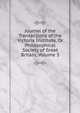 Journal of the Transactions of the Victoria Institute, Or Philosophical Society of Great Britain, Volume 3, 