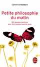 Petite philosophie du matin, Catherine Rambert 