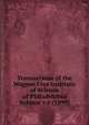Transactions of the Wagner Free Institute of Science of Philadelphia Volume v.6 (1899), 