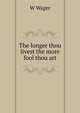 The longer thou livest the more fool thou art, W Wager 
