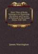 Short Titles of Books Relating to Or Illustrating the History and Practice of Psalmody in the United States, 1620-1820, James Warrington 