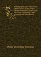 Bibliography and Index of the Publications of the United States Geological Survey with the Laws Governing Their Printing and Distribution, Philip Creveling Warman 