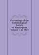 Proceedings of the Entomological Society of Washington Volume v. 25 1923, 