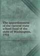 The apportionment of the current state school fund of the state of Washington, 1916, 