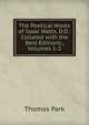 The Poetical Works of Isaac Watts, D.D.: Collated with the Best Editions:, Volumes 1-2, Thomas Park 