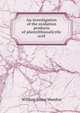An investigation of the oxidation products of phenylthiosalicylic acid, William Stone Weedon 