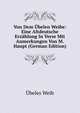 Von Dem ?belen Weibe: Eine Altdeutsche Erz?hlung In Verse Mit Anmerkungen Von M. Haupt (German Edition), ?beles Weib 