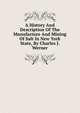 A History And Description Of The Manufacture And Mining Of Salt In New York State, By Charles J. Werner, 