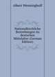 Nationalkirchliche Bestrebungen im deutschen Mittelalter (German Edition), Albert Werminghoff 