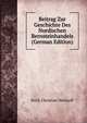 Beitrag Zur Geschichte Des Nordischen Bernsteinhandels (German Edition), Erich Christian Werlauff 